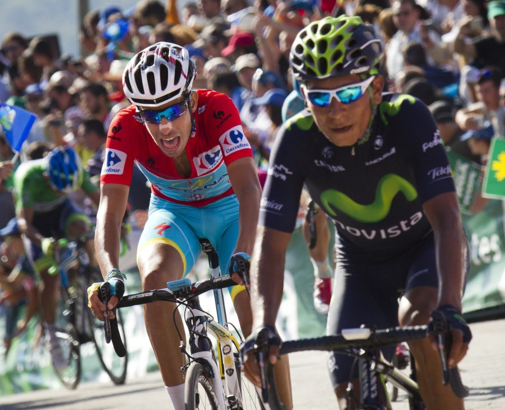 Race leader Fabio Aru finished fifteen seconds behind the stage winner, alongside Colombia's Nairo Quintana