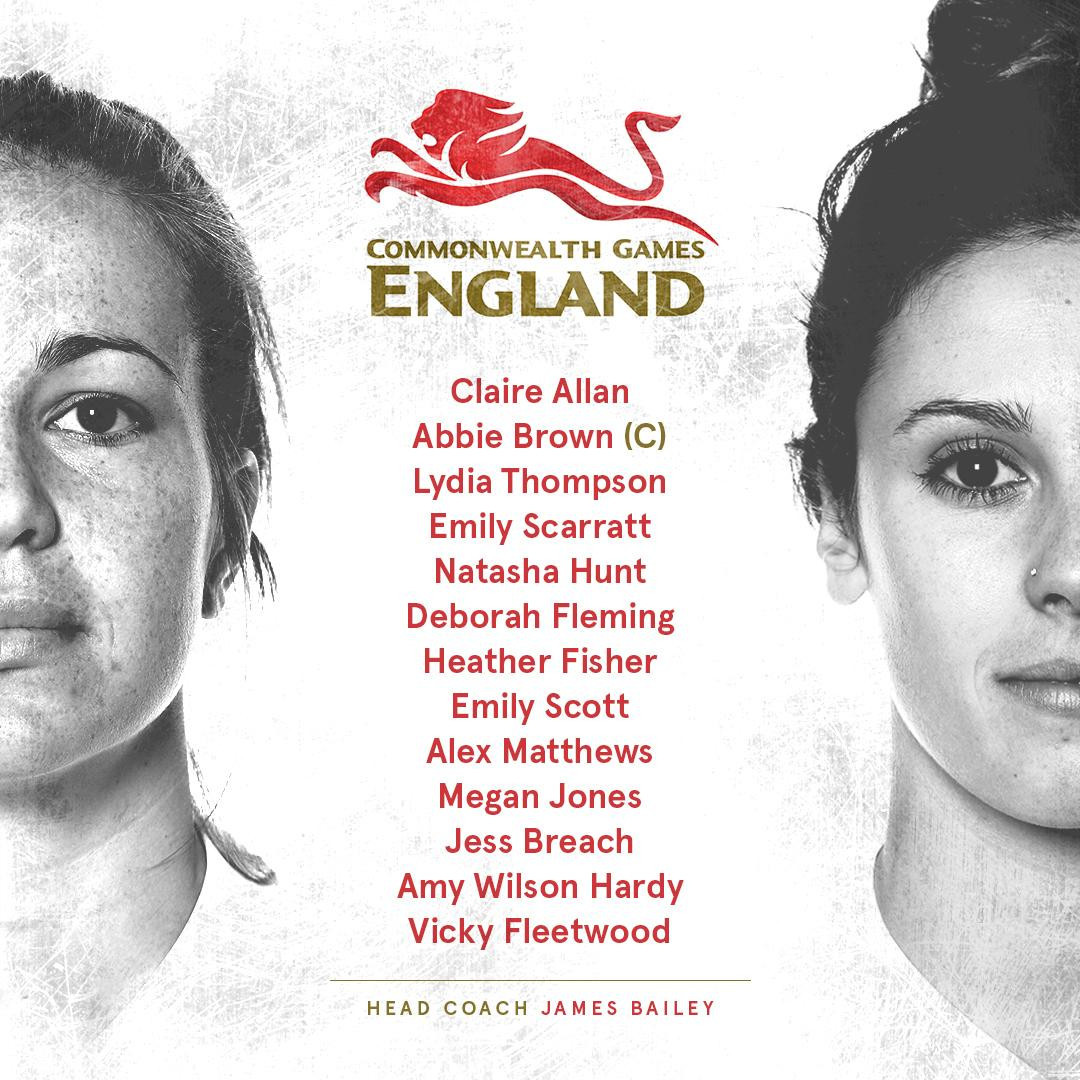 England have named their 12-member team for the first women's rugby sevens tournament to be held at a Commonwealth Games ©Twitter