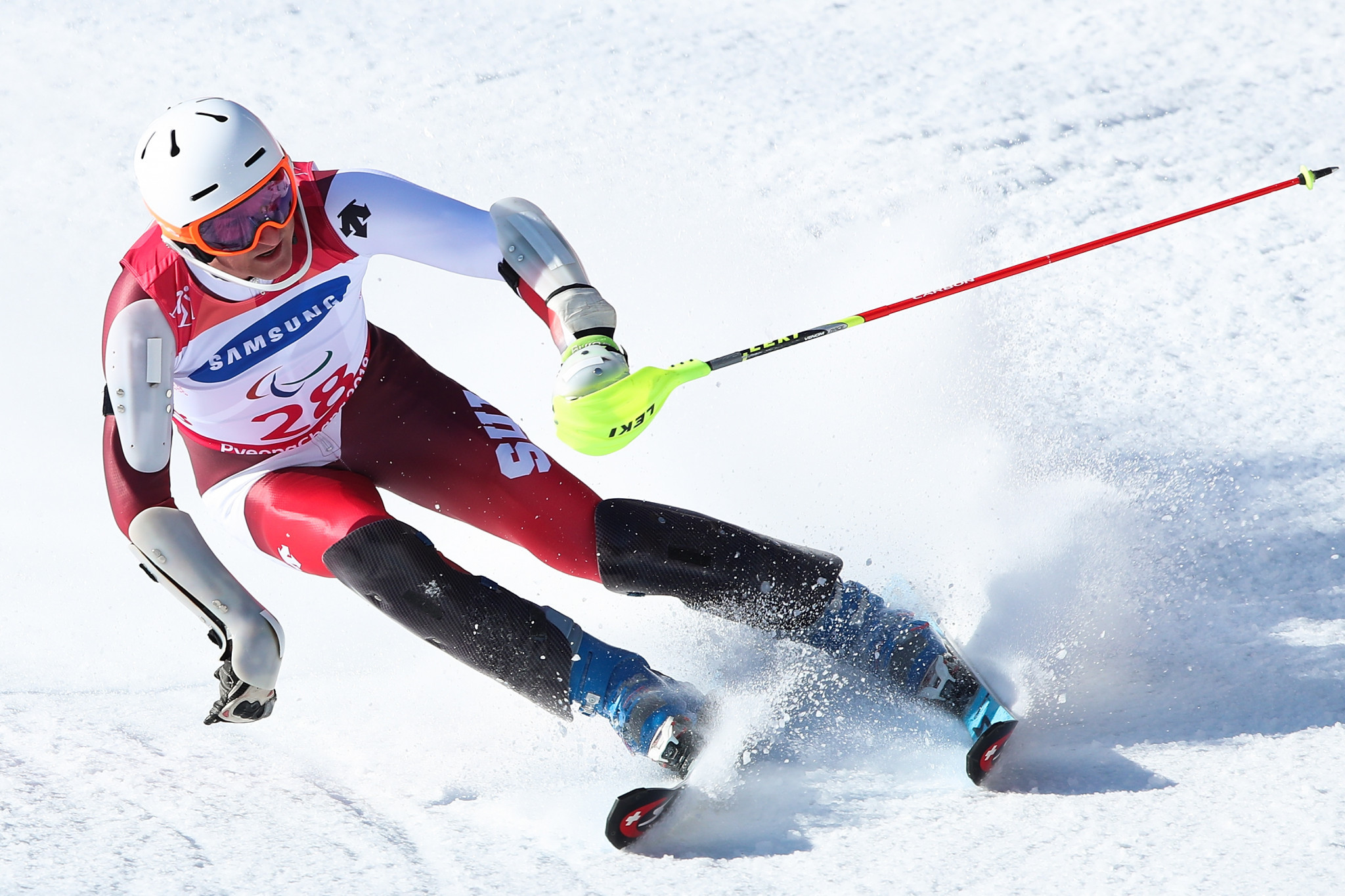 Thomas Pfyl came out on top in today's men's standing competition ©Getty Images
