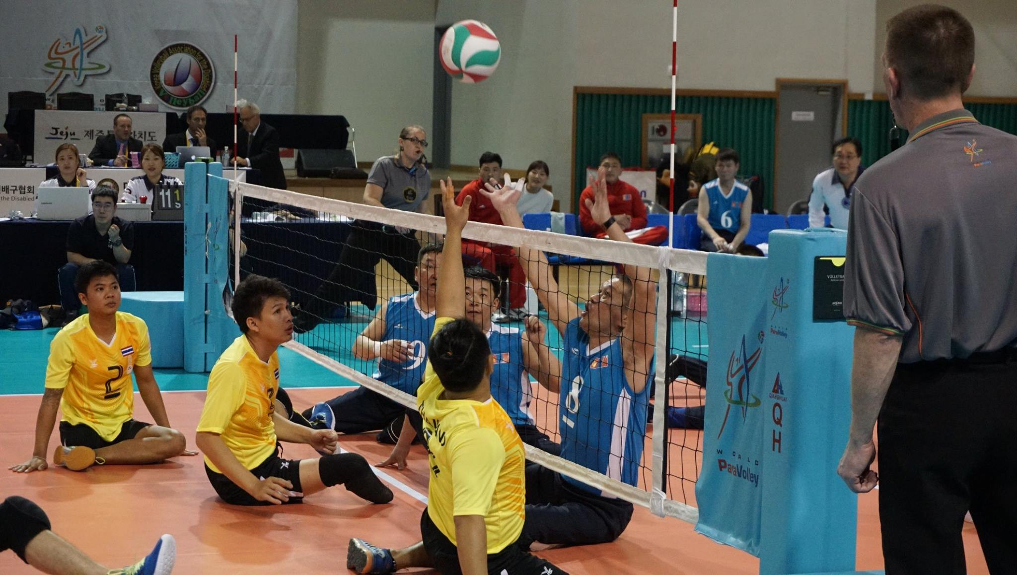 Thailand beat Mongolia in straight sets ©World ParaVolley/Facebook