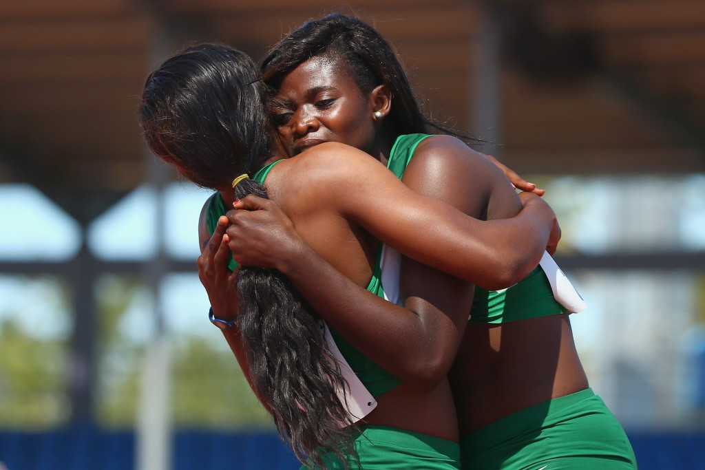 Nigeria enjoyed a fruitful opening day of athletics as they secured a one-two in the girl's 100m as well as 4x400m relay gold