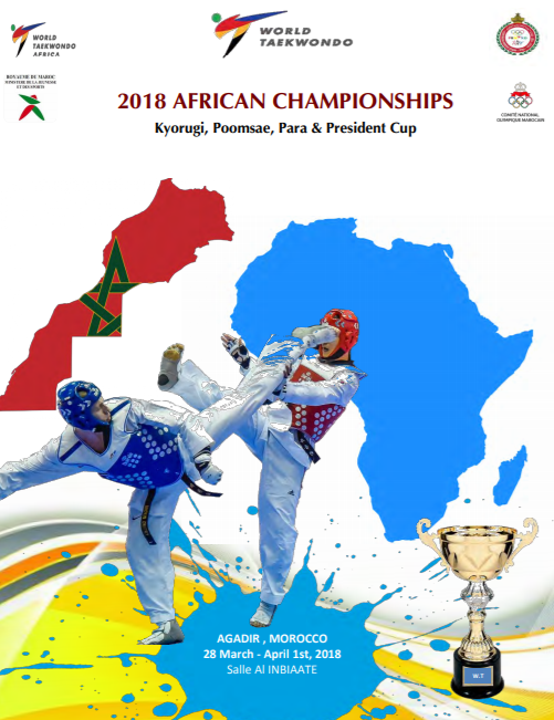 The 2018 African Taekwondo Championships are due to begin tomorrow with Moroccan city Agadir set to host the three-day event ©World Taekwondo