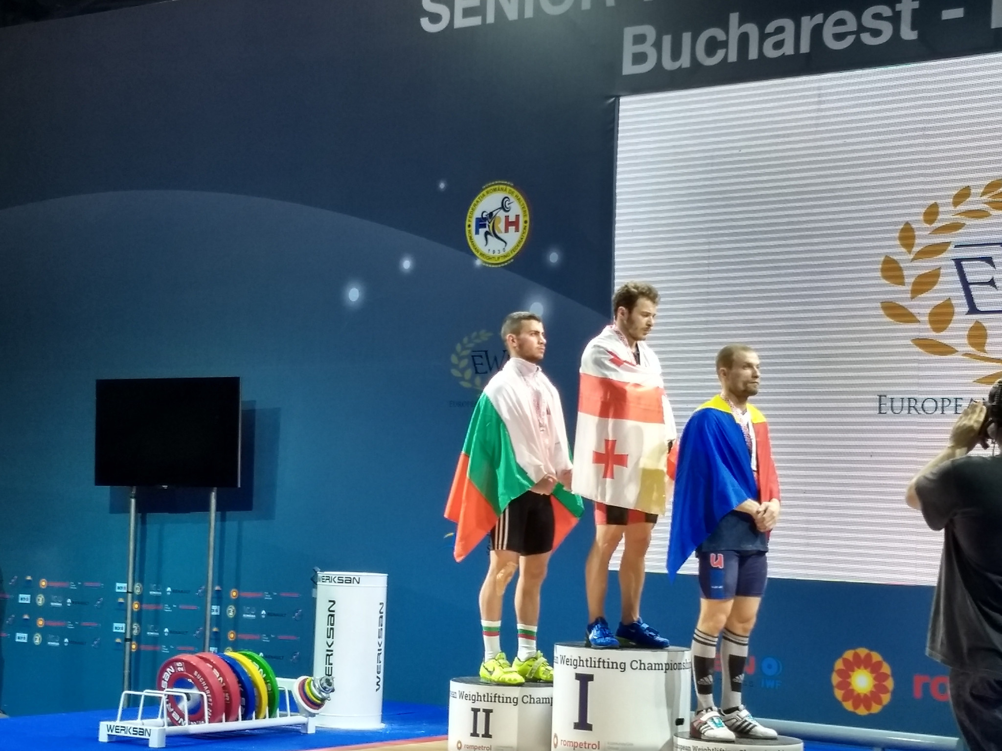 Georgia's Shota Mishvelidze topped the pile in the men's 62kg ©Brian Oliver/ITG