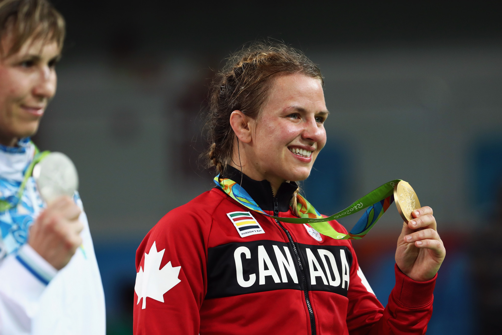 Olympic gold medallist Erica Wiebe is among the headline names on the Canadian team ©Getty Images