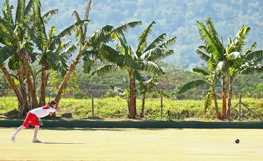 Lawn bowls was one of the sports to get underway in the beautiful Samoan capital ©Getty Images
