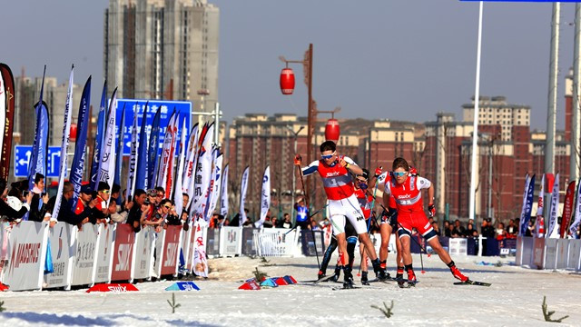China has hosted its maiden cross-country city sprint event ©FIS