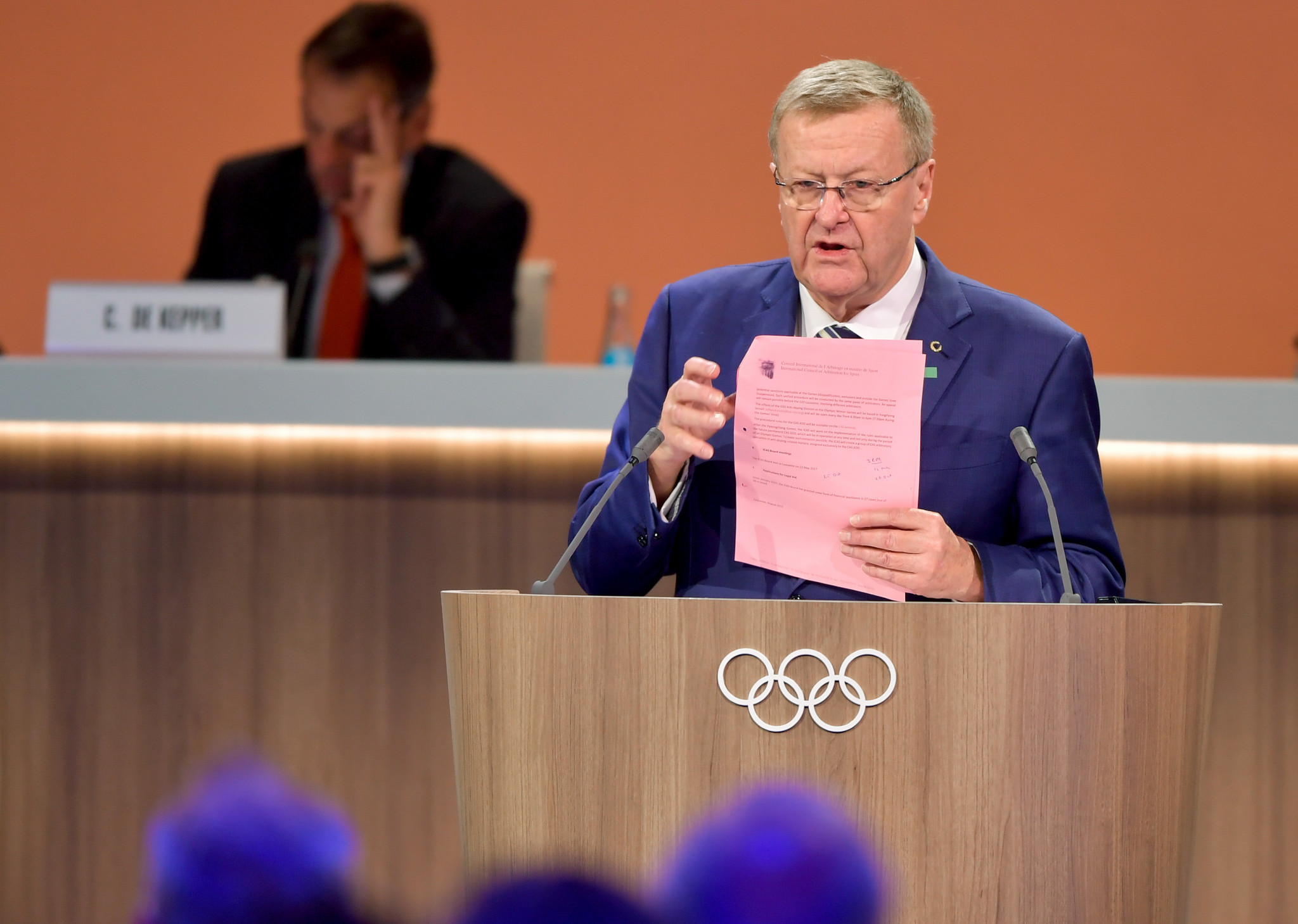 CAS President and IOC member John Coates had hoped for at least one reasoned decision to be published by the end of February, but this did not happen ©Getty Images