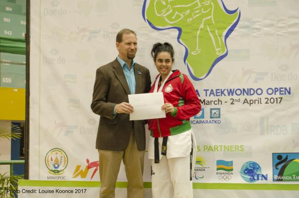 Rajae Akermach became the first African woman to become world number one last year ©World Taekwondo