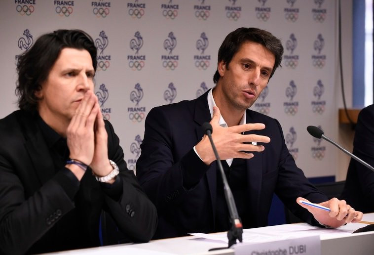 Paris 2024 President Tony Estanguet, right, claimed that the visit of the IOC Project Review had "reinforced priorities" in the French capital  ©Twitter