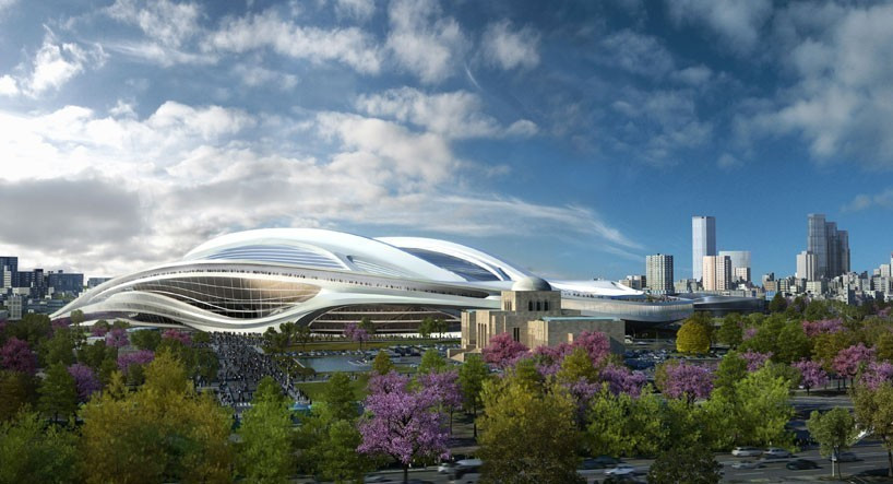 Zaha Hadid team up with Japanese company in bid to realise updated Tokyo 2020 Stadium plans