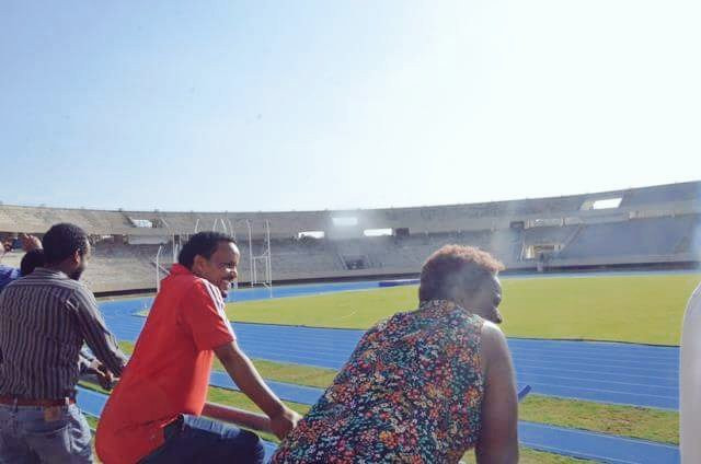 Delegates have been inspecting venues for this summer's African University Games ©FISU