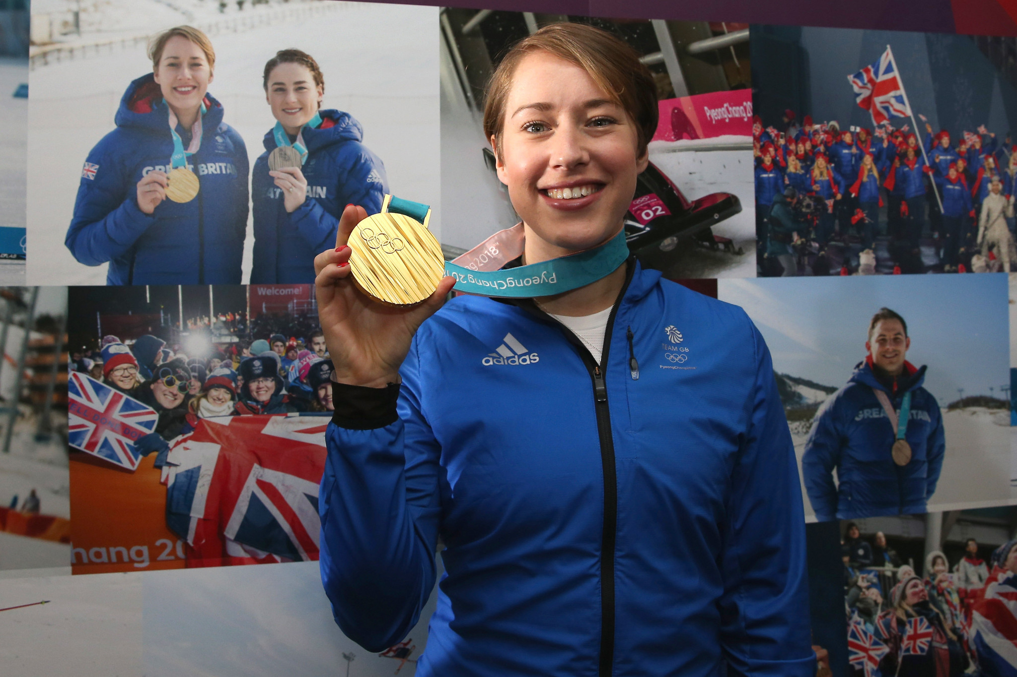 Two-time skeleton champion Lizzy Yarnold was among the former SportsAid beneficiaries at the event ©Getty Images
