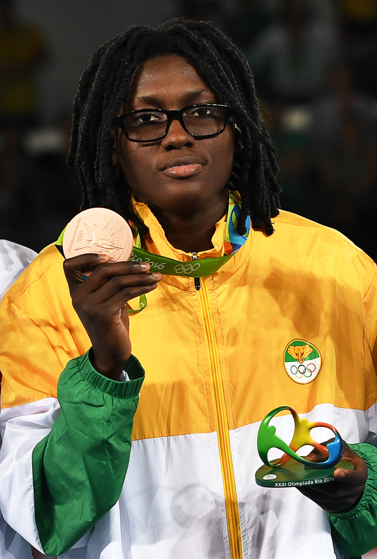 Ruth Gbagbi added African gold to her world title ©Getty Images