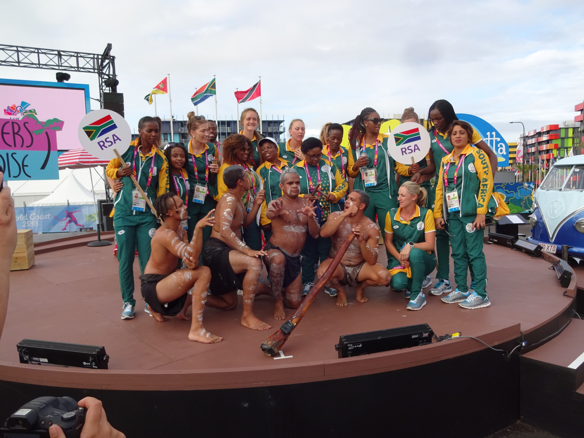 Welcome ceremonies are being held for teams at Gold Coast 2018 ©ITG