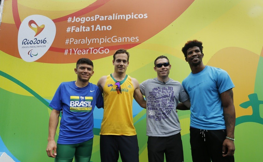 Petrucio Ferreira, Evan O'Hanlon, Jason Smyth and Richard Browne (left to right) will contest the final today ©Rio 2016/Marcelo Regua