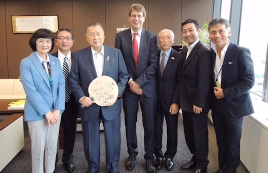 ITTF boss meets with Tokyo 2020 President as campaign for Olympic mixed doubles table tennis gathers pace