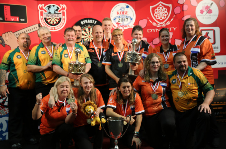 Australia's men and The Netherlands women were the overall champions at last year's World Cup organised in Kobe by the World Darts Federation, which has just appointed a new secretary general ©WDF