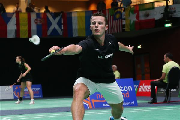 The Netherlands Mark Caljouw reached the final of the BWF Orléans Masters after beating the tournament favourite in the semi-final ©Badminton Europe