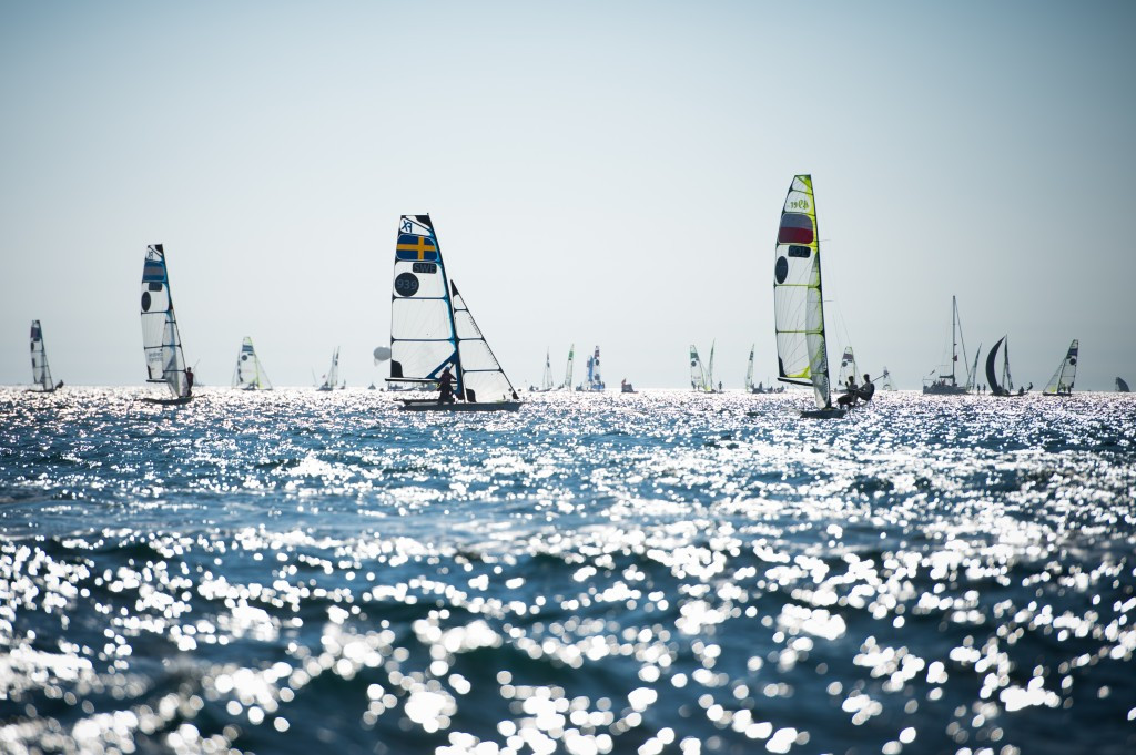 The 2013 49er class World Championships also took place in Marseilles ©AFP/Getty Images