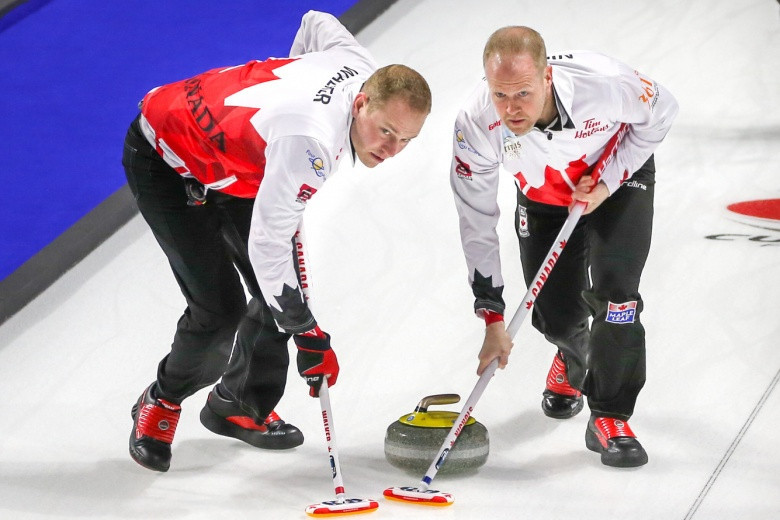 Canada made a good start to their World Championship title defence ©WCF