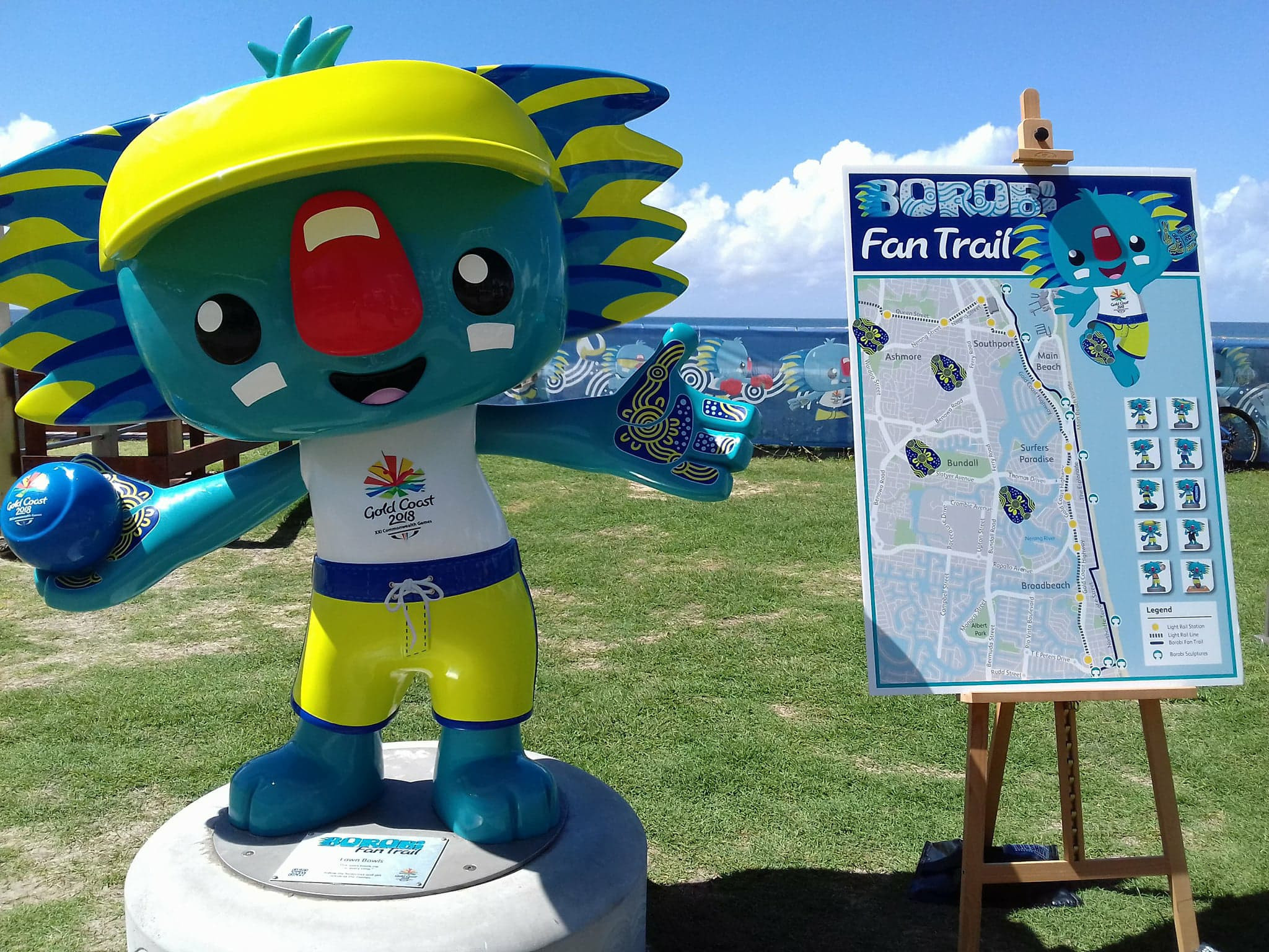 Gold Coast 2018 have started a Borobi fan trial ©ITG