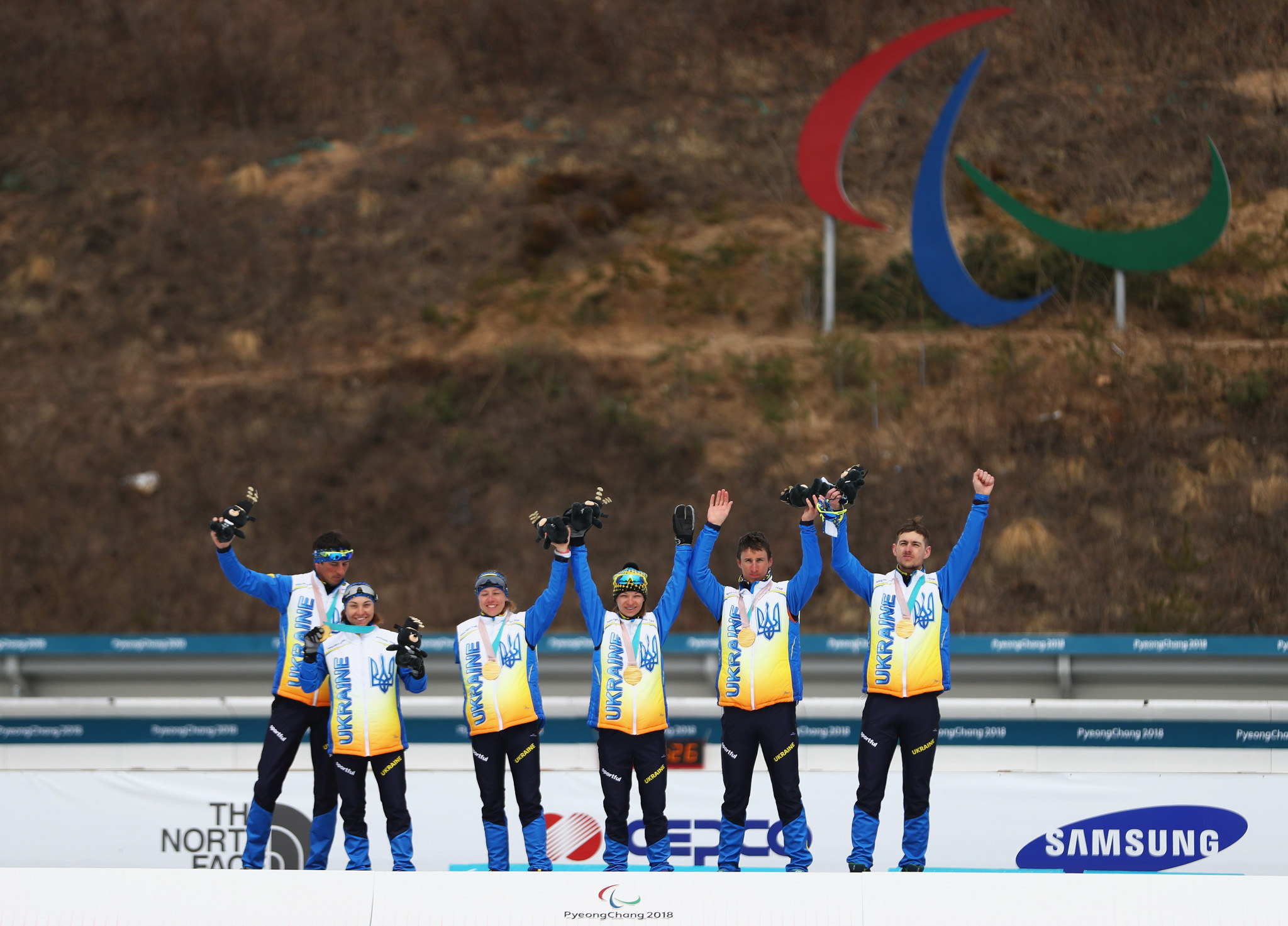 Ukraine won 22 Paralympic medals at Pyeongchang 2018 ©Getty Images