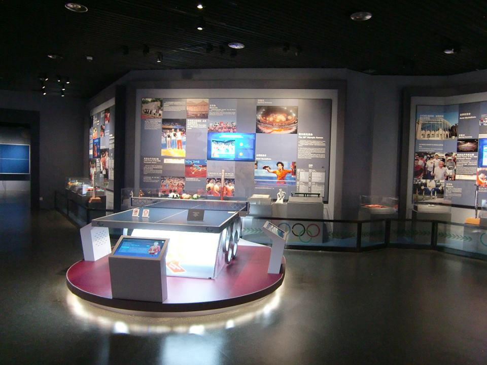 The ITTF Museum includes exhibits from the Olympic Games and World Championships ©ITTF
