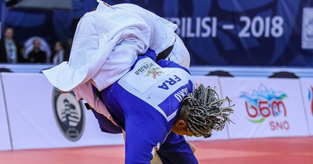 France's 18-year-old Romane Dicko took gold in the women's over 78kg category at the Tbilisi Grand Prix ©IJF 