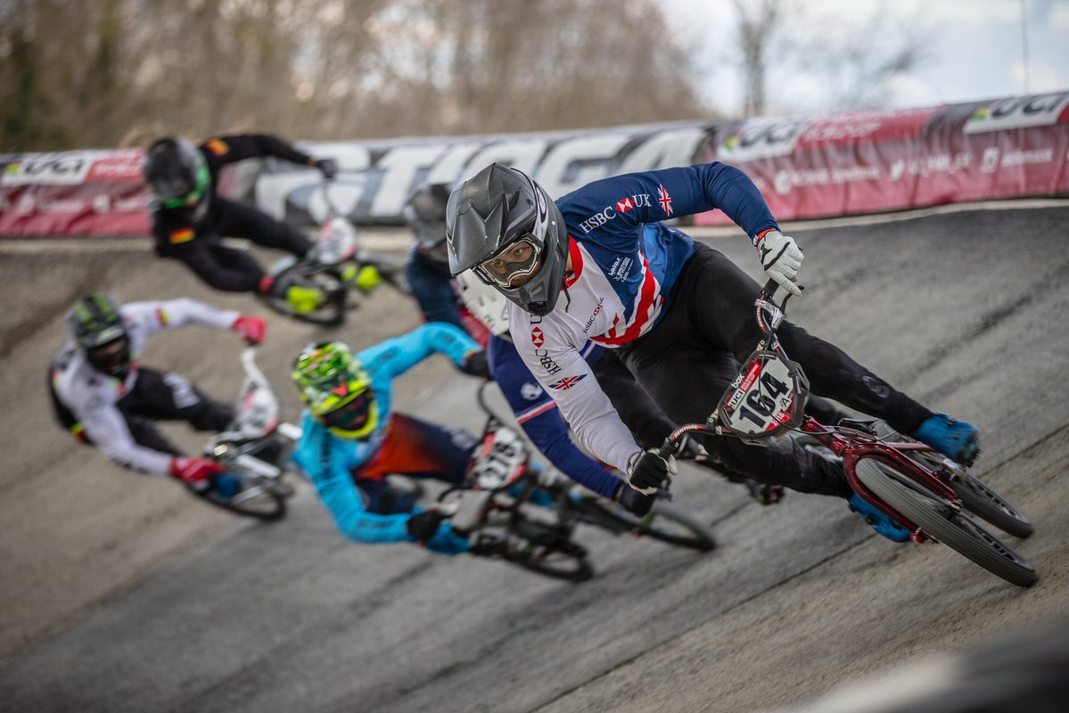 Daudet and Mahieu lead charge for home nation at UCI BMX Supercross World Cup