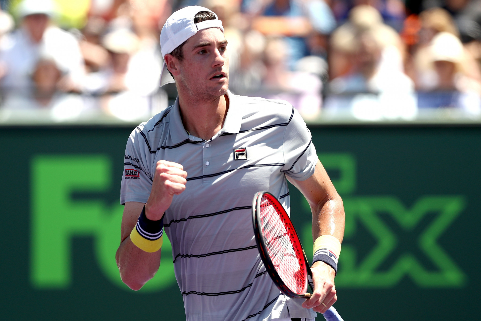 John Isner of the United States fought back from a set down to clinch his first ATP Masters 1000 title ©Getty Imageswi