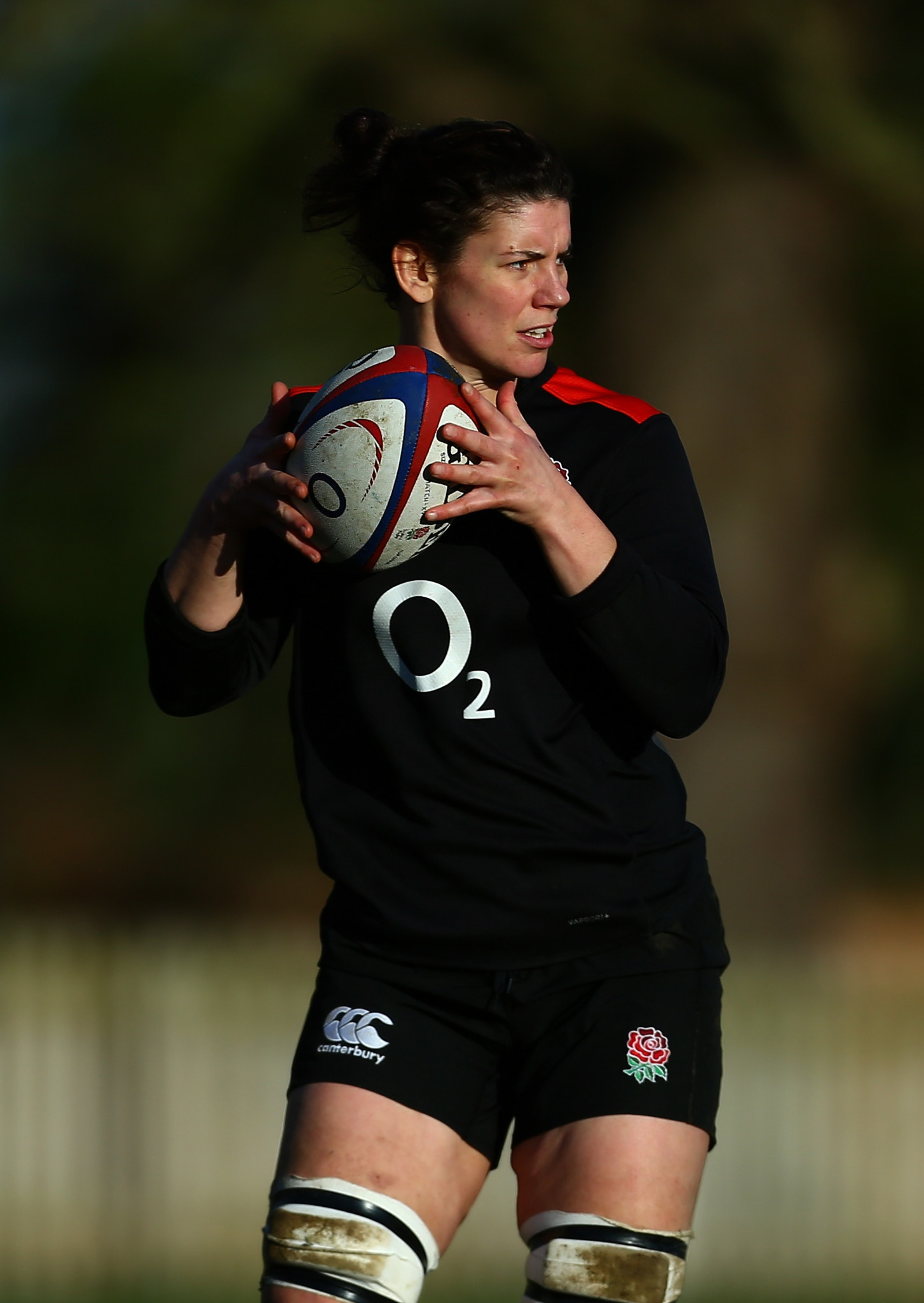 Sarah Hunter is a Women's Rugby World Cup winner with England ©Getty Images