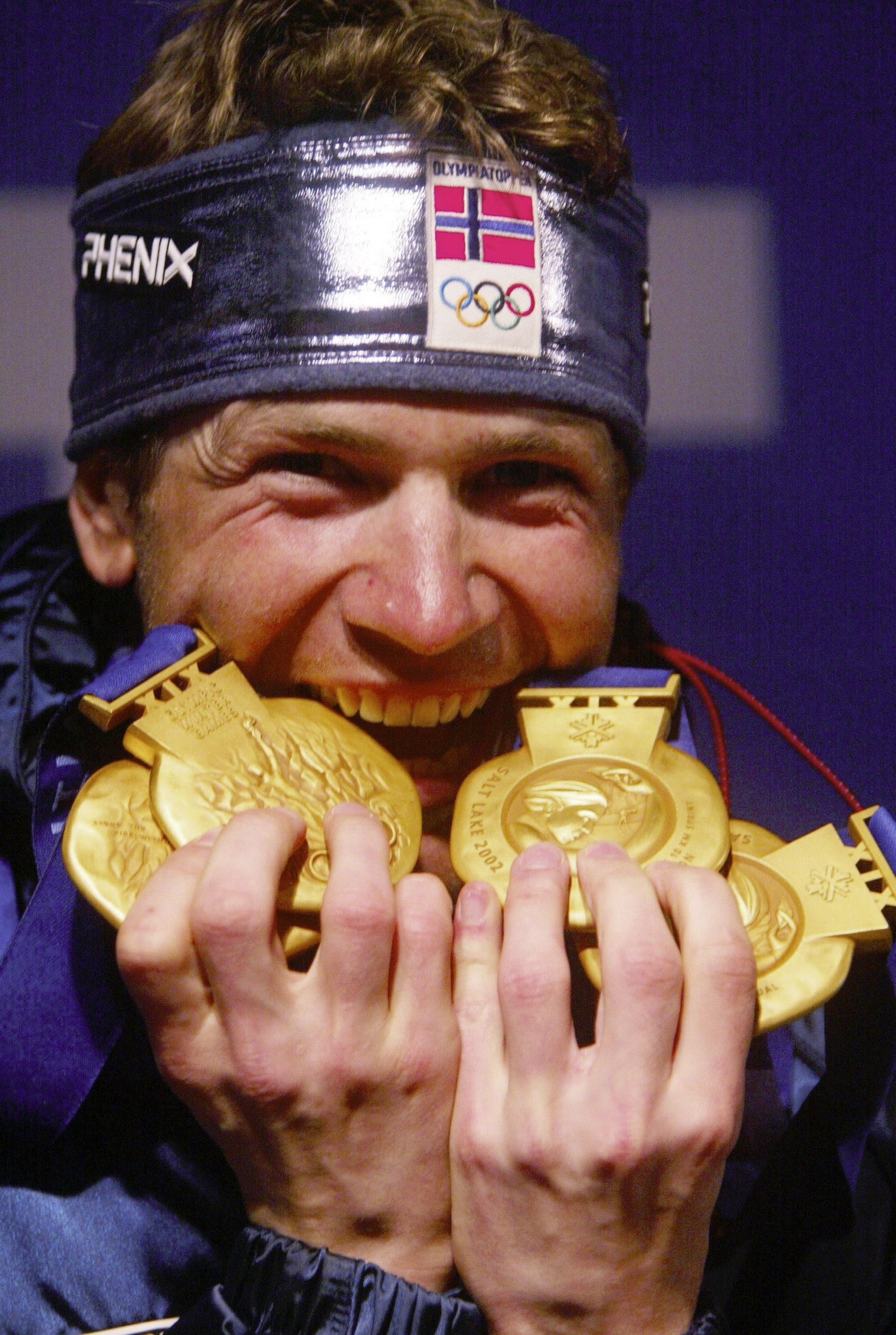 Ole Einar Bjørndalen won four gold medals at Salt Lake City 2002 ©Getty Images