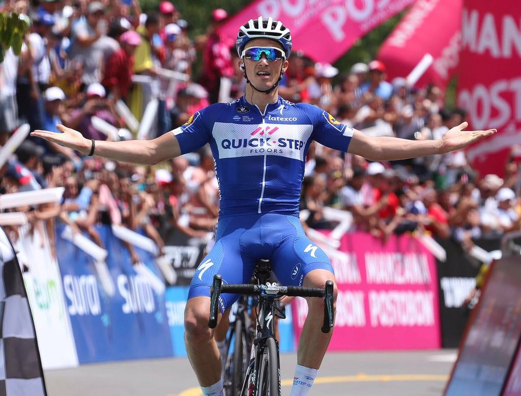 Julian Alaphilippe made it back-to-back wins with victory in stage two of the Tour of the Basque Country ©Quick-Step Cycling