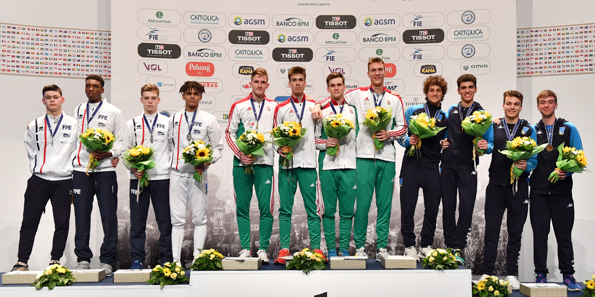 The men's title went to the Hungarians ©FIE