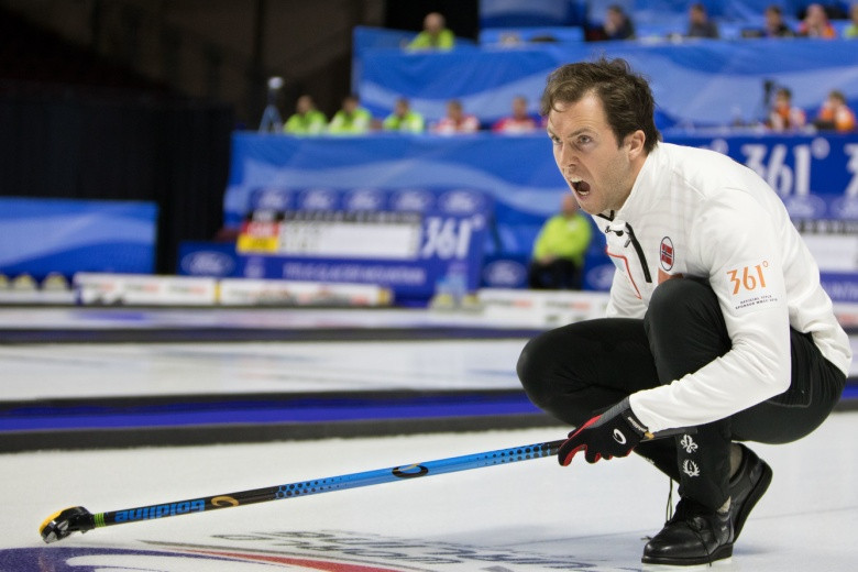 Norway beat Sweden today to inflict a first defeat on their Scandinavian rivals at the World Men’s Curling Championships in Las Vegas ©WCF/Steve Seixeiro