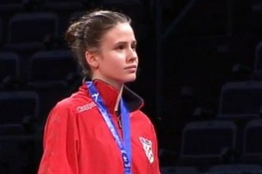 Matea Jelic was one of three gold medal winners for Croatia ©Croatian Taekwondo