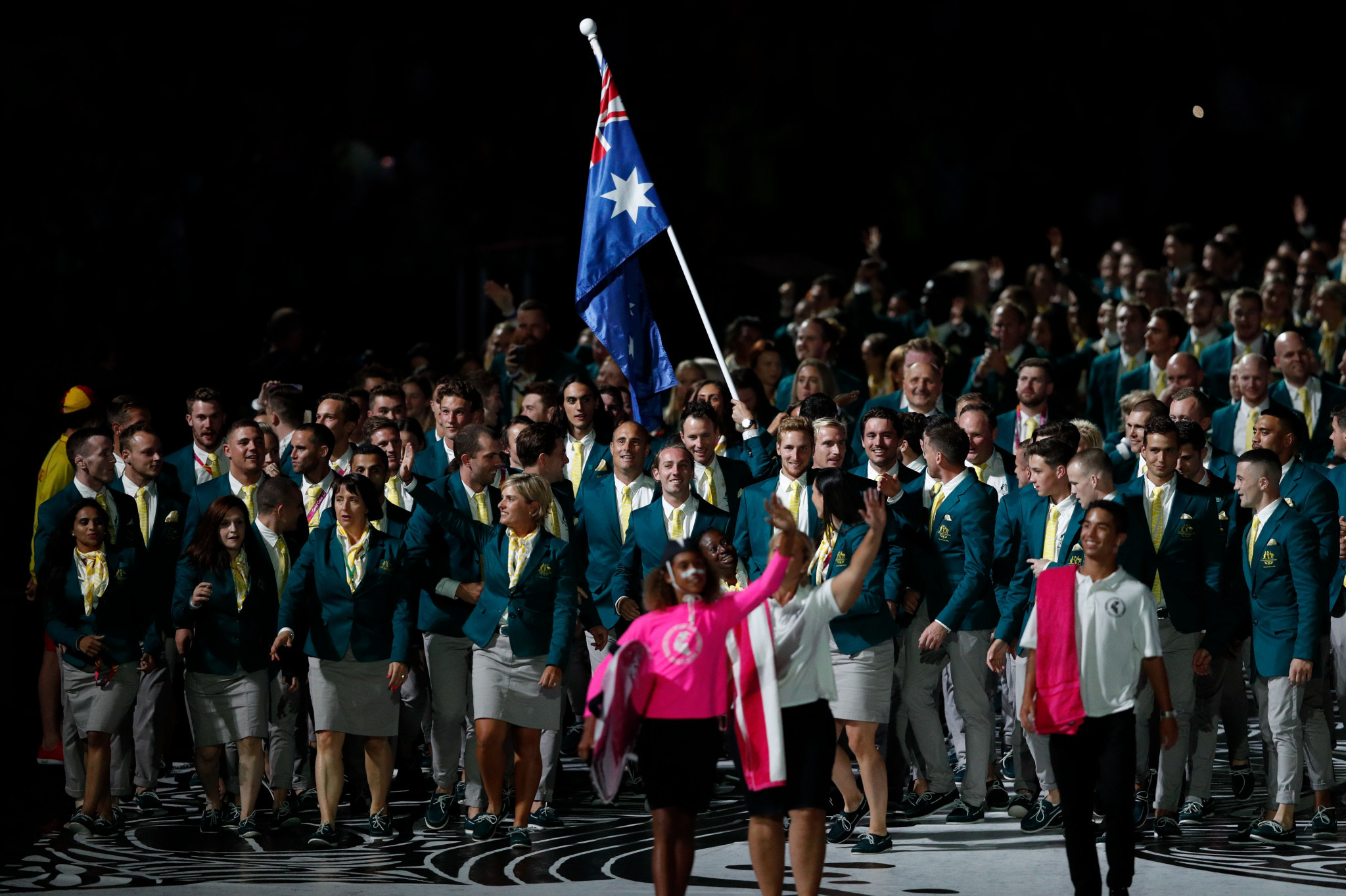 Australia's arrival was a highlight of the Opening Ceremony ©Getty Images