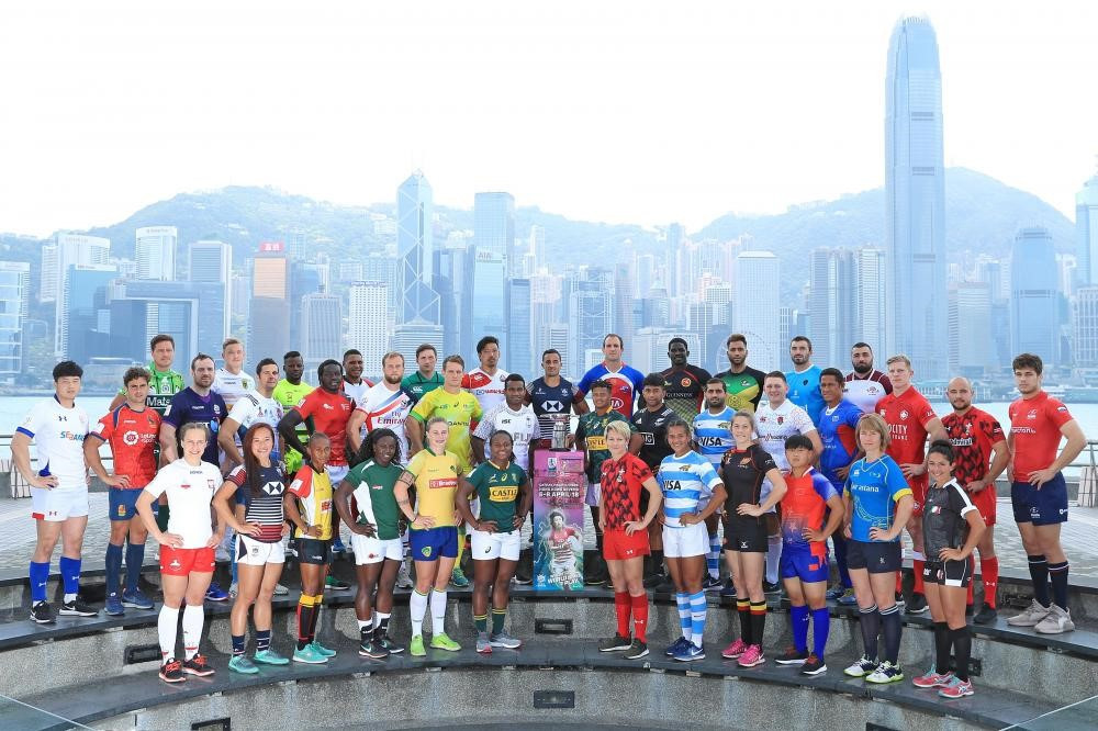 A total of 40 team captains gathered in Hong Kong before the start of play tomorrow ©World Rugby