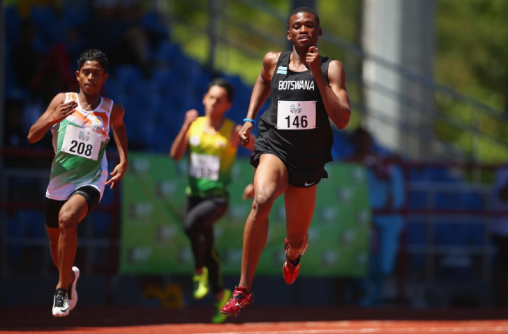 Youth Olympics silver medallist Sibanda takes boy's 400m gold on day two of athletics at Samoa 2015