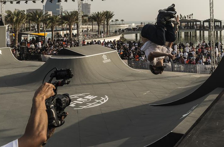 The latest leg of the FISE World Tour, which takes place in Hiroshima this weekend, features the usual range of extreme sports such as BMX, skateboard and rolling - and a first ever FIG Parkour World Cup ©FISE