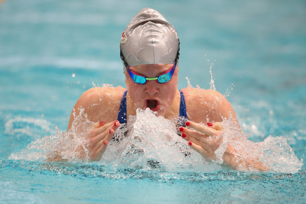Layla Black took gold in the girl's 100m breaststroke to secure England's only swimming title on day two
