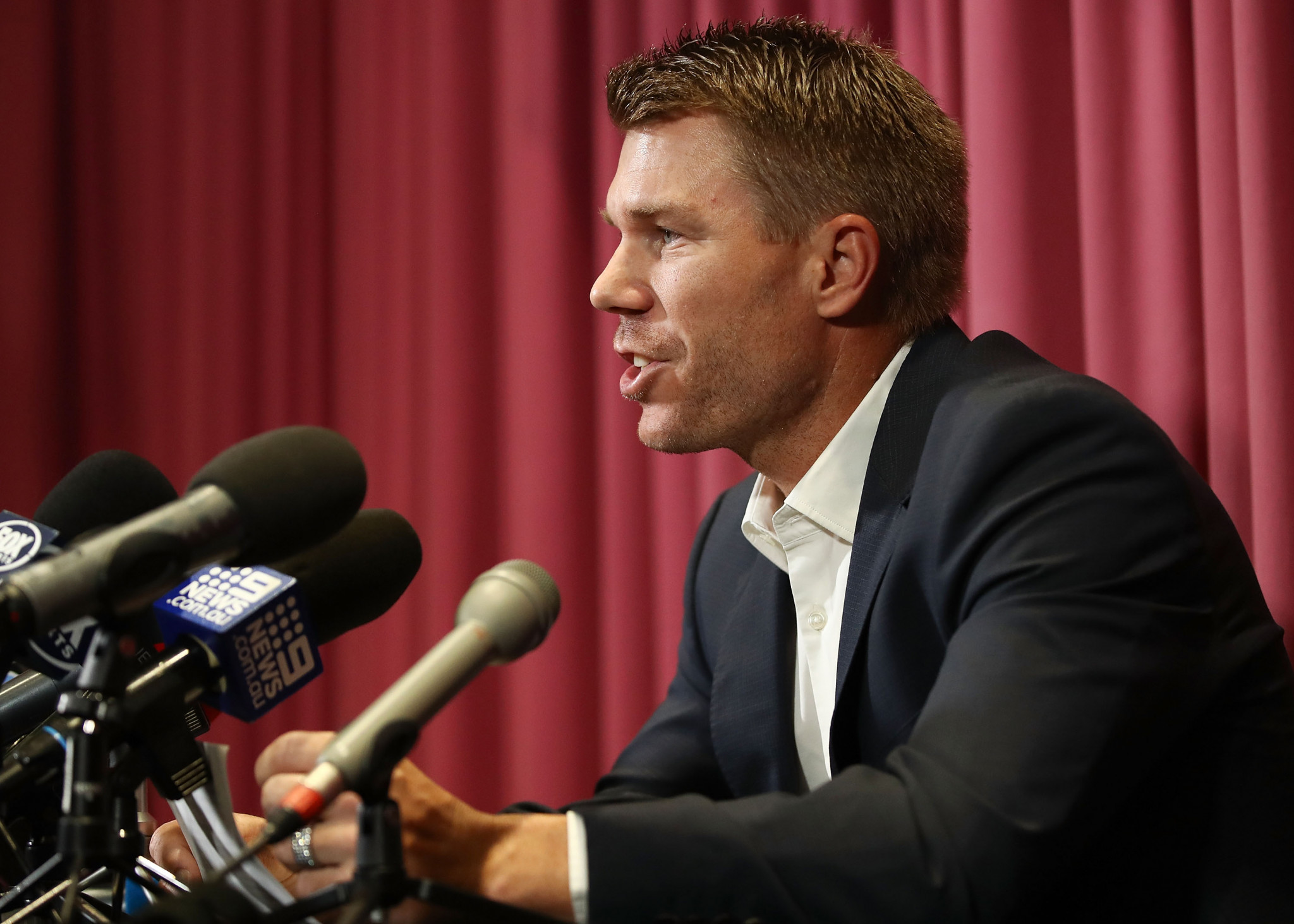 David Warner has accepted the sanction from Cricket Australia ©Getty Images