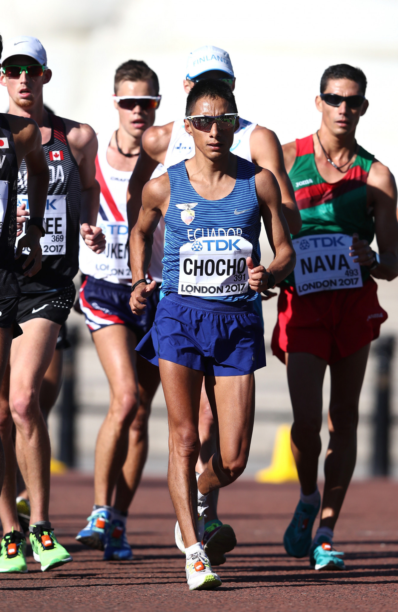 Ecuador's Andres Chocho will defend his lead in the IAAF World Race Walking Challenge as he competes in Rio Maior, Portugal tomorrow ©Getty Images