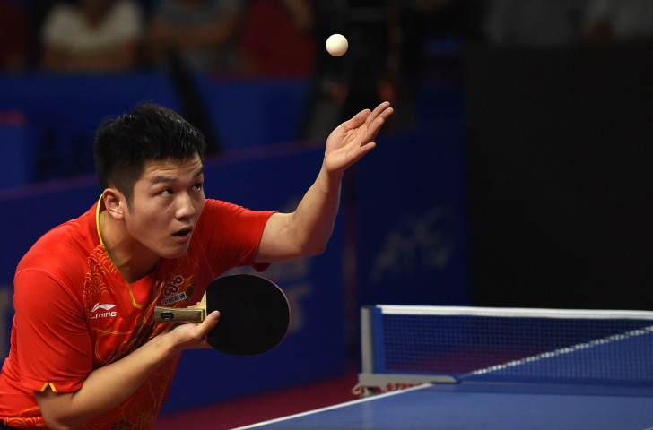 China's world number one Fan Zhendong was beaten by 14-year-old Japanese player Tomokazu Harimoto in his Asian Cup group match in Yokohama ©ITTF