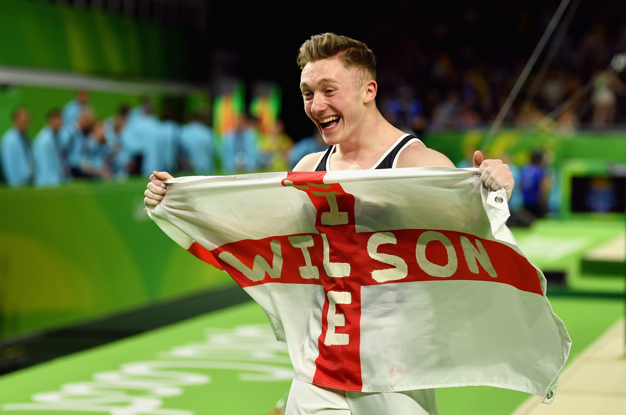 Nile Wilson secured the men's all-around individual title ©Getty Images