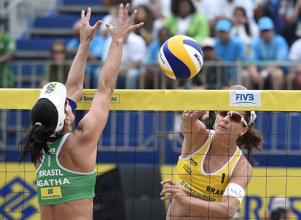 The Rio Open served as a beach volleyball test event 