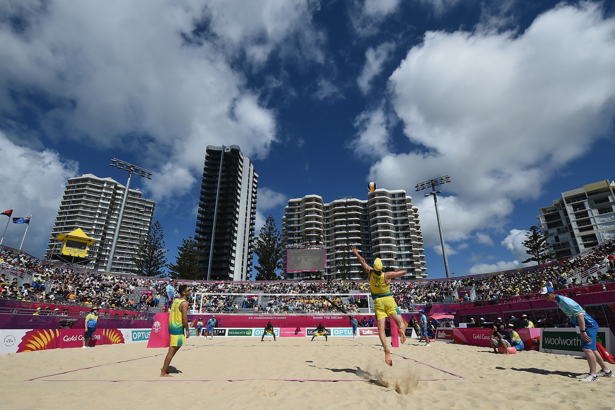 Beach volleyball has made its debut at the Commonwealth Games in Gold Coast 2018 ©Getty Images