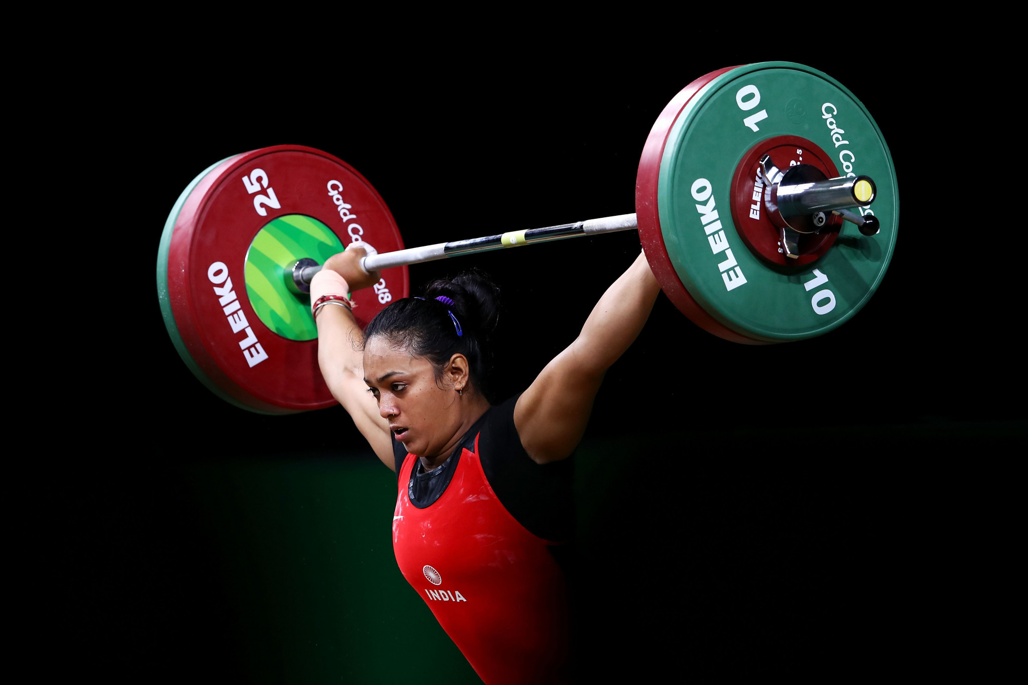 India’s Punam Yadav lived up to her pre-event billing to claim the women's 69kg gold medal ©Getty Images