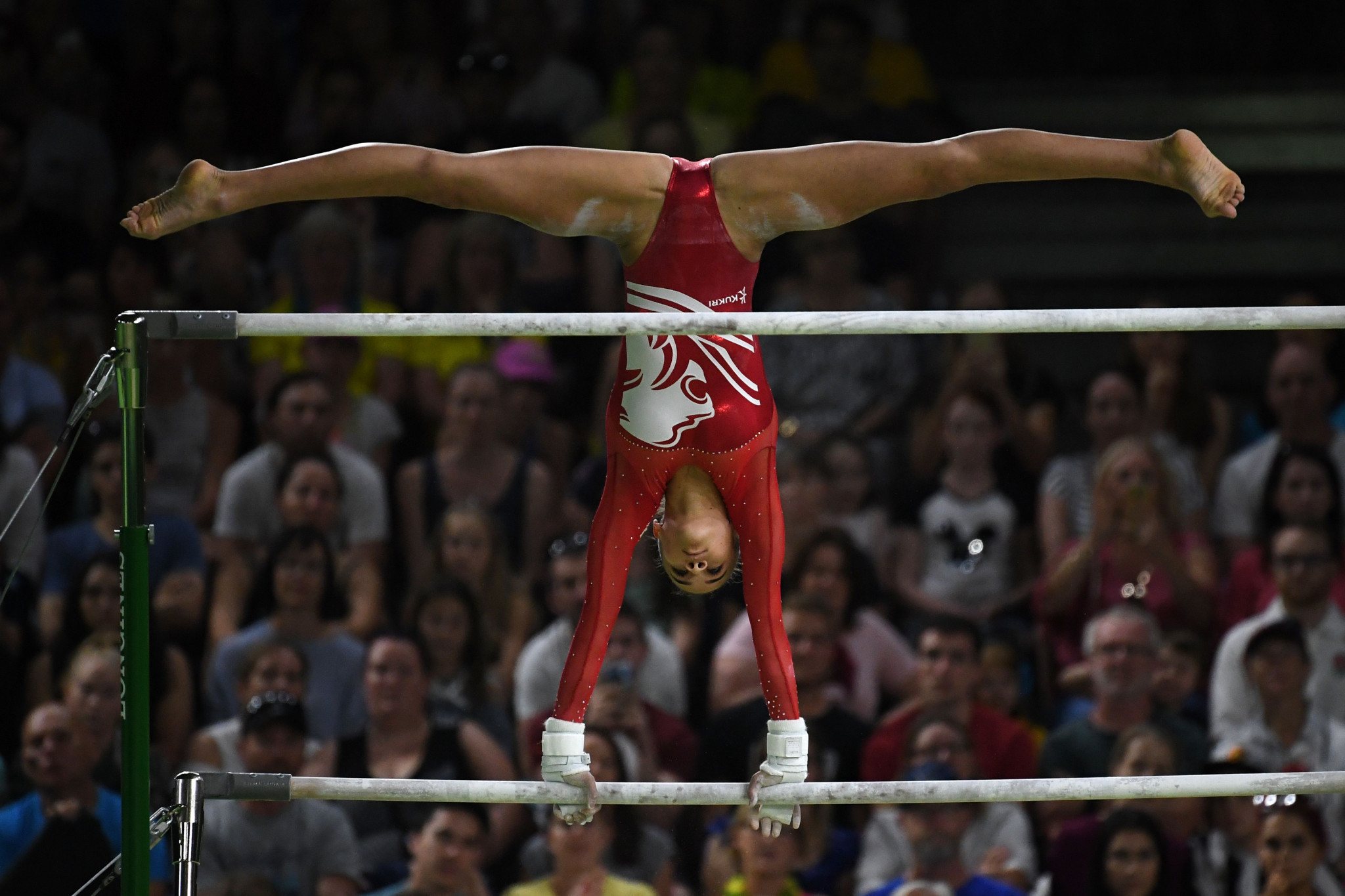 England's Georgia-Mae Fenton clinched the women's uneven bars honours ©Getty Images