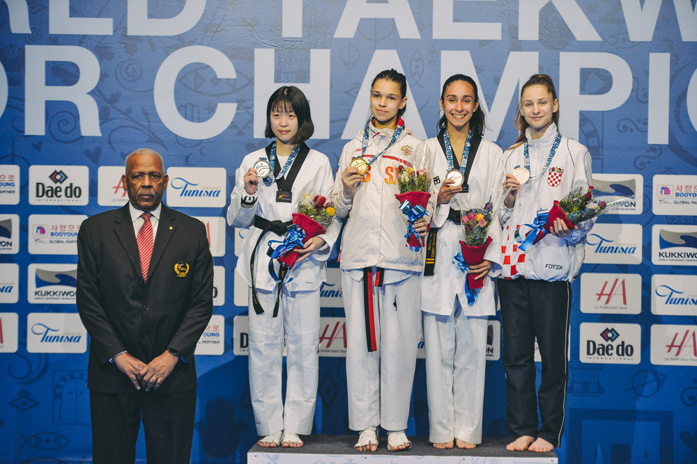 Polina Shcherbakova was one of two Russian winners today  ©World Taekwondo